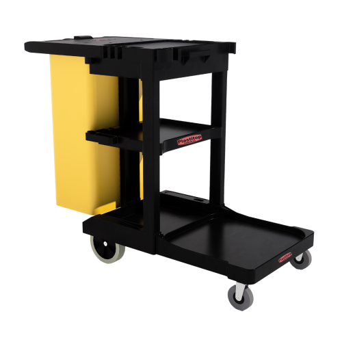 COCHE PORTA IMPLEMENTOS DE LIMPIEZA (100LT)