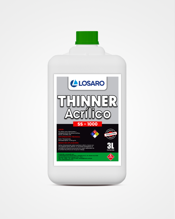 Thinner Acrílico Galón