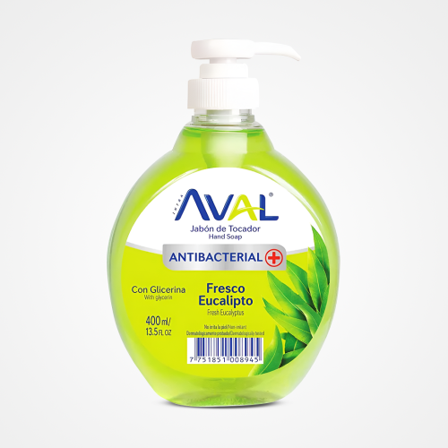 Jabón Líquido Aval Fresco Eucalipto 400 ml