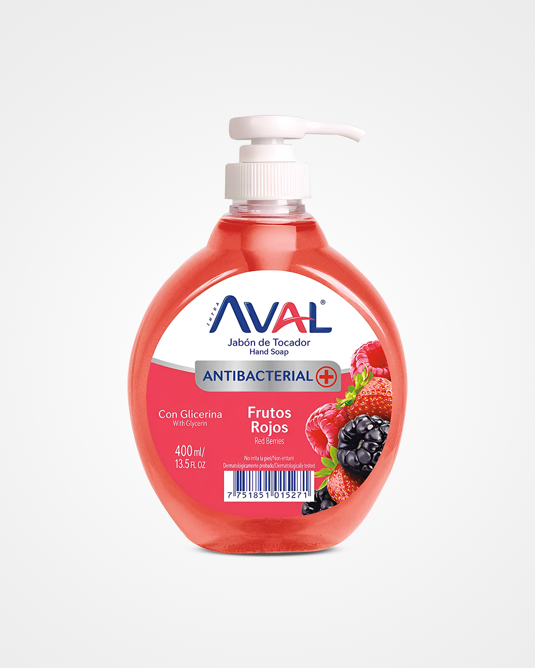 Jabón Líquido Aval Frutos Rojos 400 ml