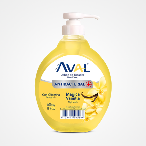 Jabón Líquido Aval Vainilla 400 ml