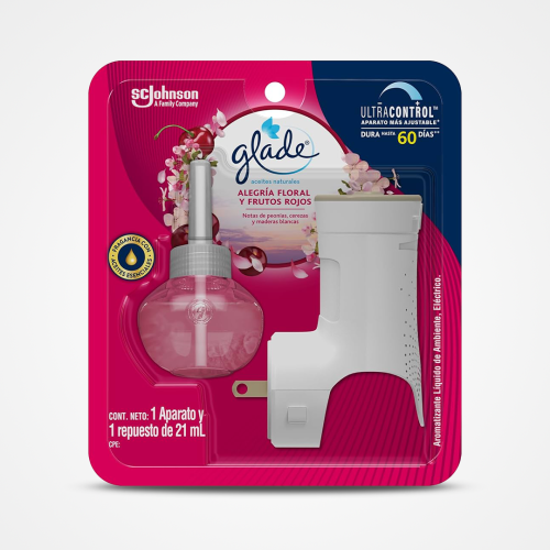 Aromatizador Eléctrico Alegría Floral y Frutos Rojos 21 ml