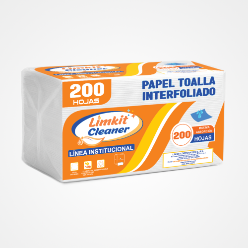 Papel Toalla Interfoliado 200 Hojas
