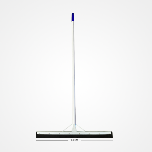 Jalador de Agua doble Goma con Mango de Aluminio y Base Acero Zincado de 60 cm