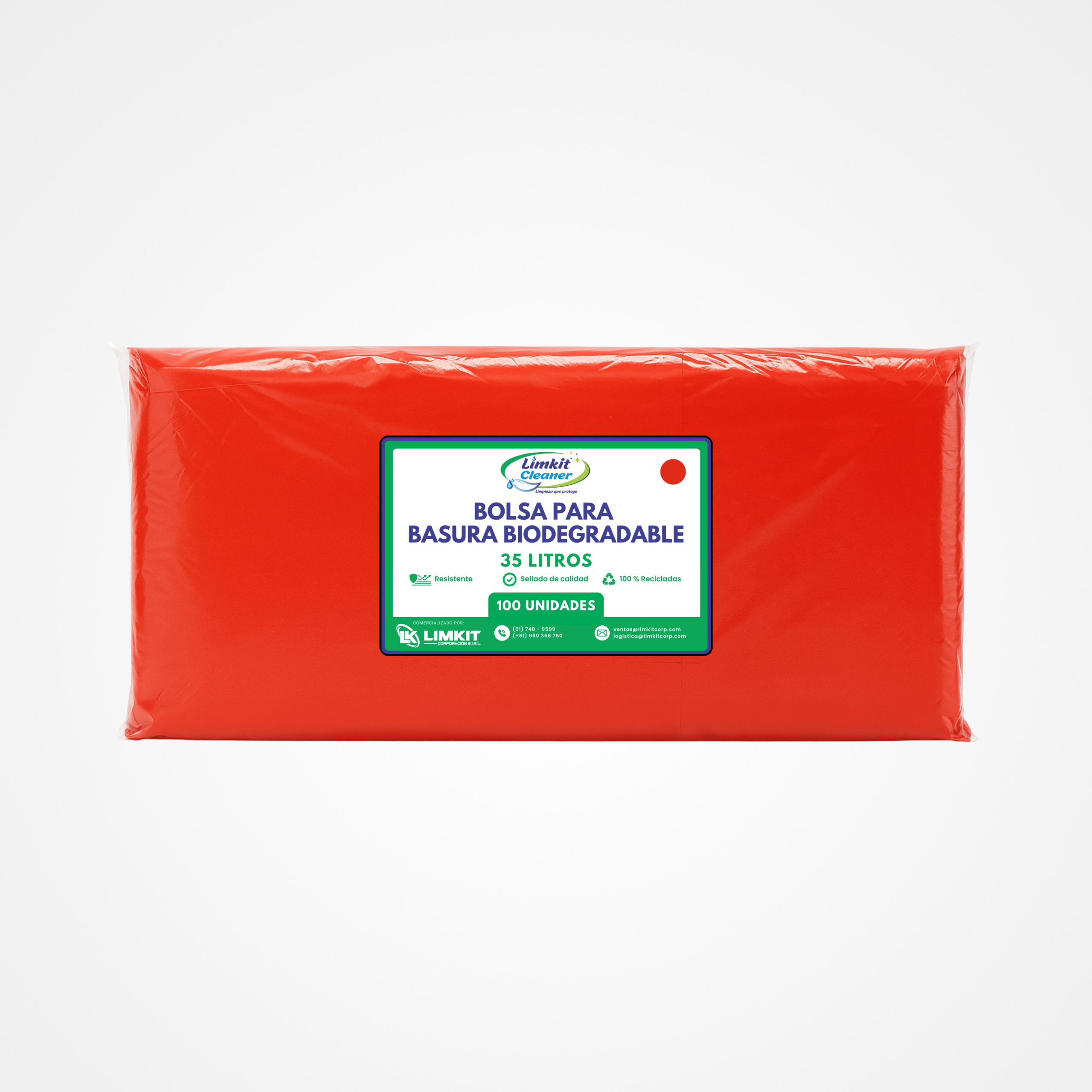 Bolsa de Basura Biodegradable 35 L