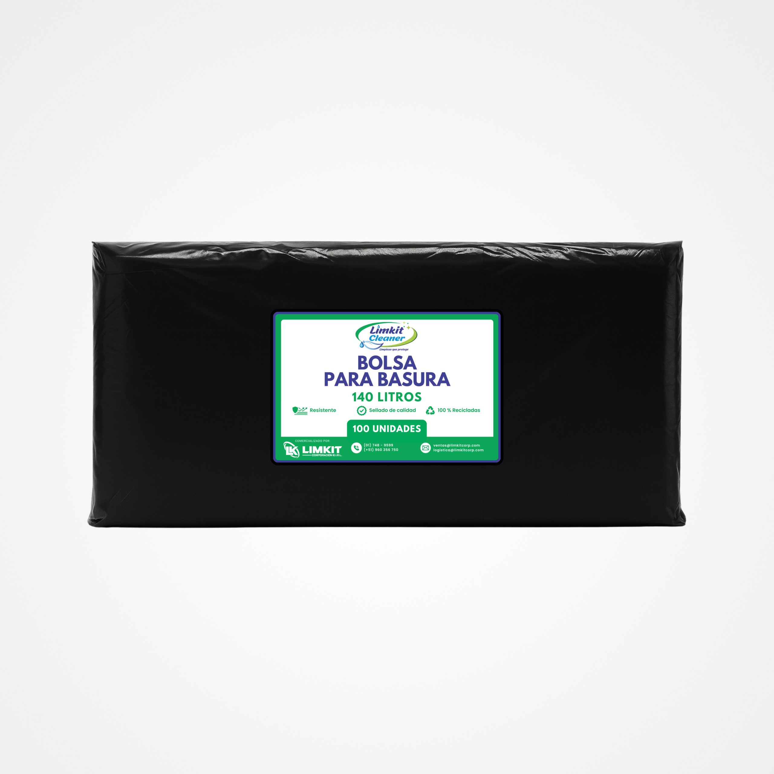 Bolsa de Basura Negra 140 L