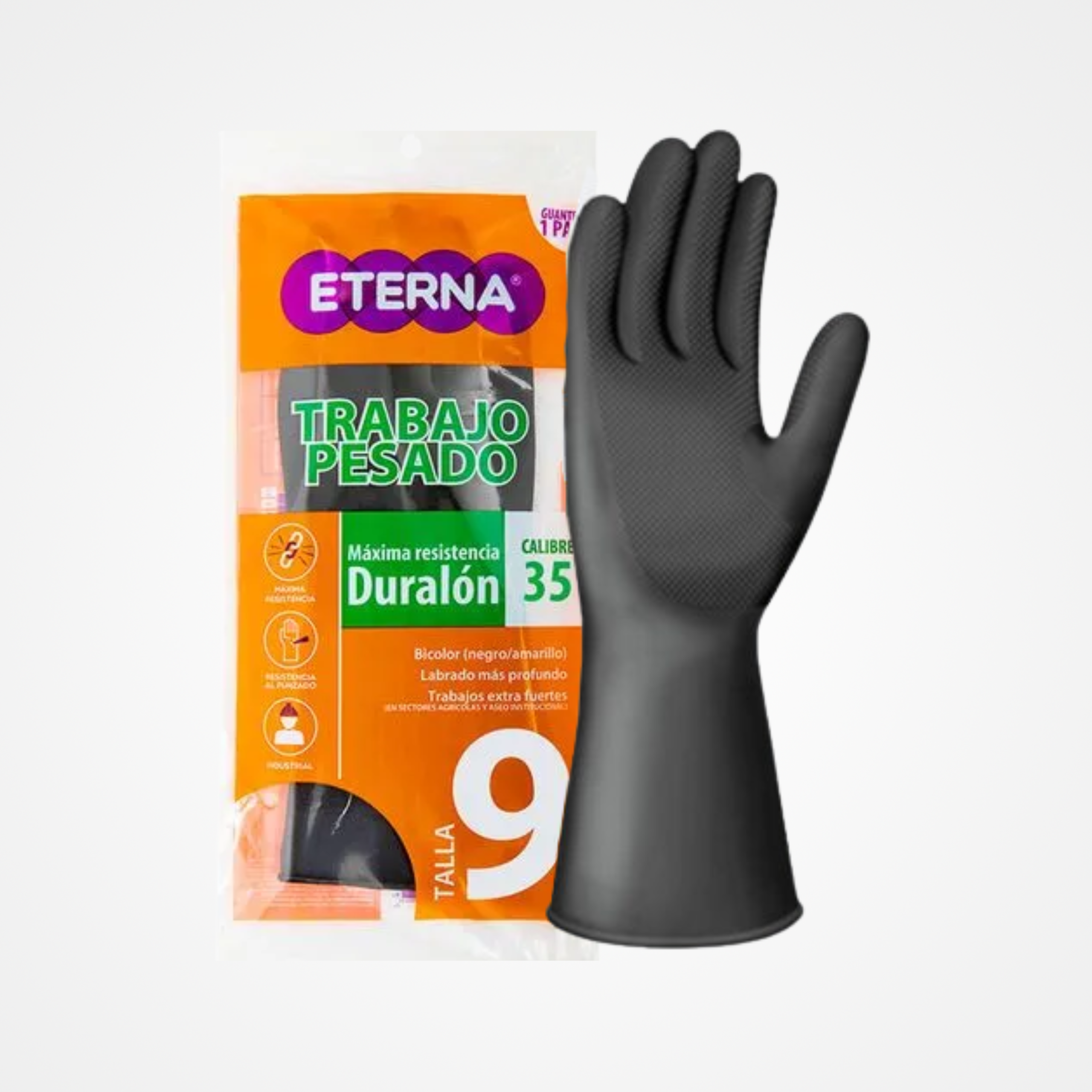 Guantes de Látex Negro